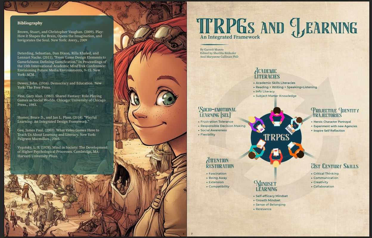 Adventures in Teaching and Learning with TTRPGs -- eBook/PDF or limited edition hardcover
